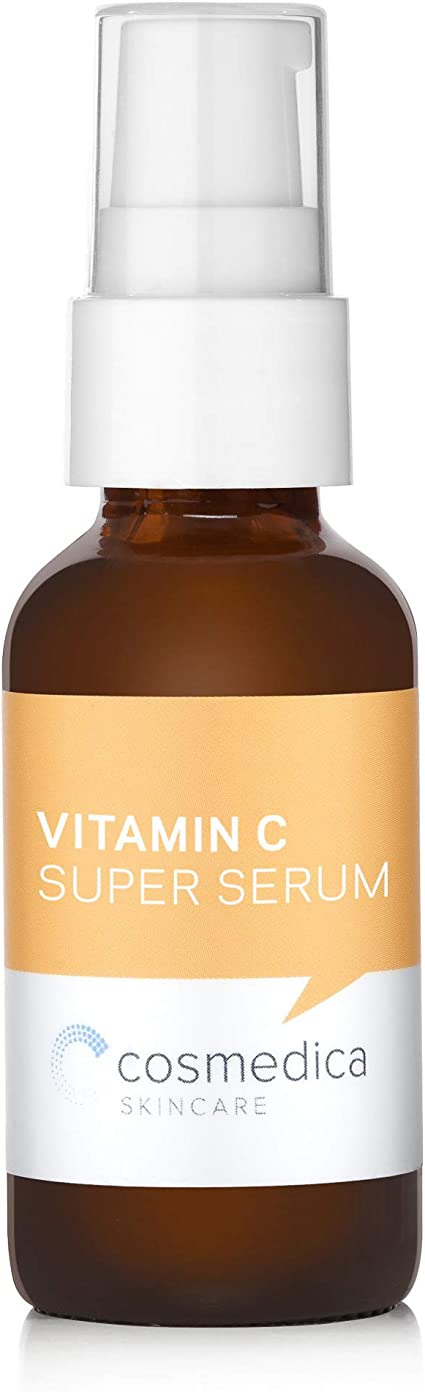 VITAMIN C SERUM 20%--Vitamin C E + Ferulic Acid + Hyaluronic Acid Serum -- NATURAL & ORGANIC --72% Natural Ingredients-- Powerful Anti-Oxidants and Anti-Aging Vitamin C Serum, 1oz