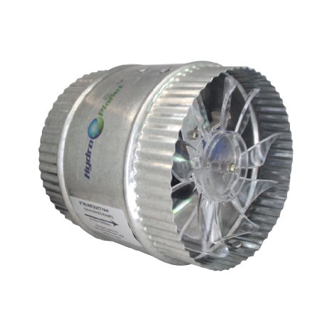 Hydroplanet™ 6 Inch Duct Booster Fan,Exhaust Fan High Cfm, 6" 240 CFM (6 Inch)