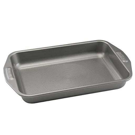 Circulon Nonstick Bakeware 9-Inch x 13-Inch Cake Pan, Gray