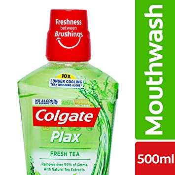 Colgate Plax Fresh Tea Mouthwash - 500 ml