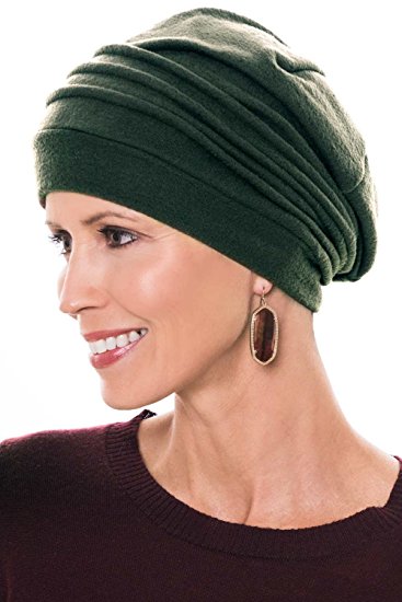 Fleece Chamois Slouchy Cap: Snood Head Covering for Women - Cancer, Chemo Hat