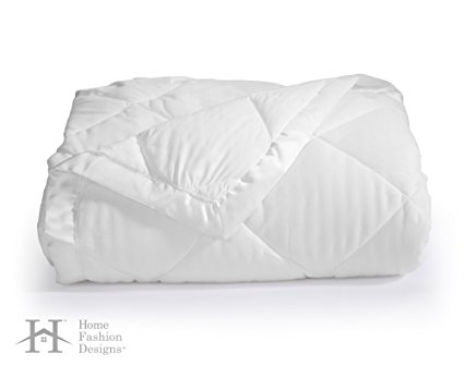 Romana Collection Luxury Down Alternative Blanket By Home Fashion Designs Brand (King, White)