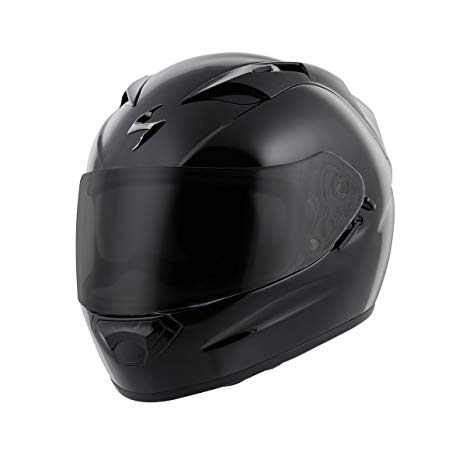 Scorpion EXO-T1200 Solid Street Motorcycle Helmet (Black, Large)