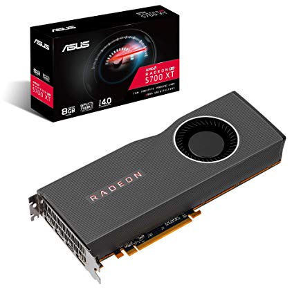 ASUS AMD Radeon RX 5700 XT PCIe 4.0 VR Ready Graphics Card with 8GB GDDR6 Memory and Support for up to 6 Monitors (RX5700XT-8G)