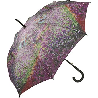 Galleria Monet's Garden Stick Umbrella - Monets Garden
