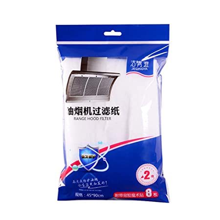 Liu Nian Kitchen Fume-Proof Stickers, Range Hood Oil-Absorbing Paper Filter Oil-Proof Film Fit for Most Hood