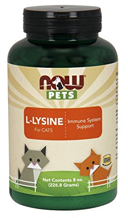 Now Foods Pet Cat L-Lysine Powder, 8 oz.