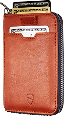 Vaultskin Notting Hill zip wallet with RFID protection