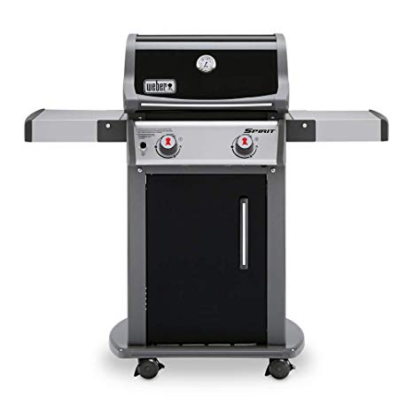 Weber 46110001 Spirit E-210 LP Gas Grill, Black