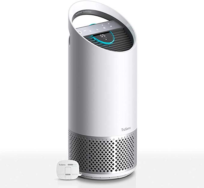 TruSens Z-2000 Medium Room Air Purifier with SensorPod Air Quality Monitor, DuPont HEPA Filter and Two Airflow Streams, White (Z2000AP)