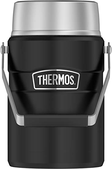 Thermos Stainless King Vacuum Insulated Food Jar, 47 Ounce, Matte Black