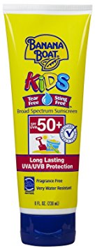 Banana Boat Kids Tear Free Sunscreen Lotion SPF 50, 8 Oz