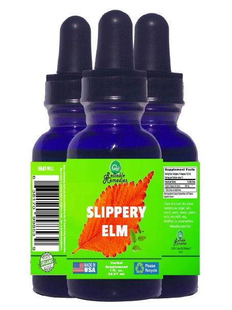 SLIPPERY ELM for PETS from "RELIABLE REMEDIES" - 1 Ounce - MADE IN AMERICA! - Protect Yourself! - 100% MONEY BACK GUARANTEE!**BUY THIS BEST SLIPPERY ELM BRAND NOW!