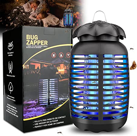 Mosquito Zapper Bug zapper Outdoor Indoor Home Quiet Best Eon luxe Electric Plug in Mosquito Killer, Outlet Waterproof Large Area,Mosquito and Fly Trap Fly Zapper Outdoor Daytime Insect Catcher Killer