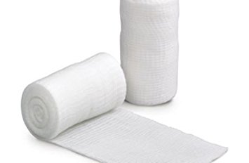 Medical Gauze Stretch Bandage Roll Tape Used For Wound Care Dressing 4 yds Length x 4" (24)