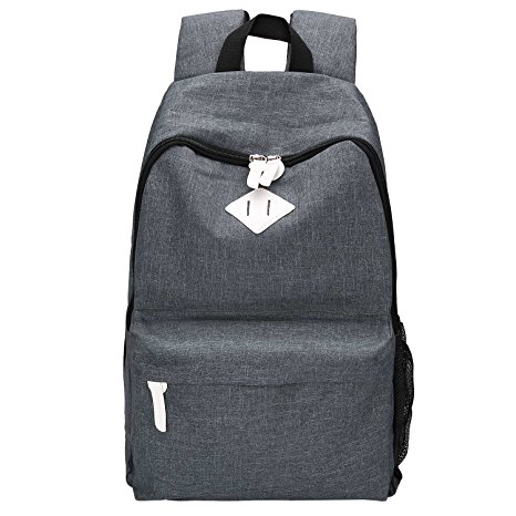 Canvas Backpack, Bagerly Casual Laptop School Bag Satchel with