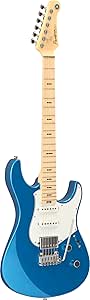 Yamaha Pacifica Standard Plus Electric Guitar Maple Fingerboard With Gig Bag, Sparkle Blue