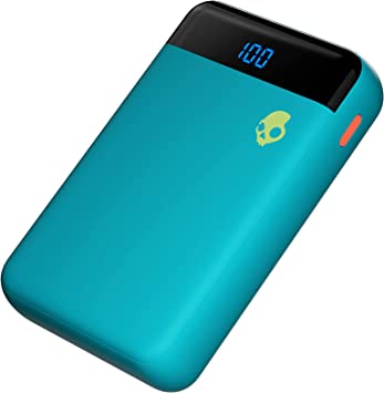 Skullcandy Fat Stash 2 10000mAh Portable Charger, Fast Charging Power Bank - 90s Vacation