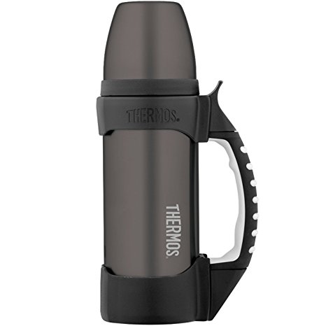 Thermos The Rock Work Series 1.1 quart Stainless Steel Beverage Bottle, Gun Metal