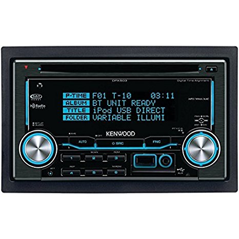 Kenwood DPX530BT Double-DIN In-Dash CD /MP3 /USB Bluetooth AM/FM Receiver