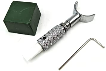 Inton Ceramic Stainless Steel Leather Cutting Tool with Swivel Knife (10 mm, White)