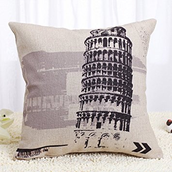 Lfarncomboutlet Go Jump in the Lake 2111 Canvas Square Throw Pillow Case Cushion Cover 18 x 18 Inches