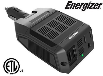 Energizer EN100 Ultra Compact DC to AC 100W Direct Plug-in Power Inverter