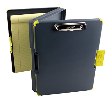 Dexas Duo Clipcase Dual Sided Storage Case and Organizer, Yellow