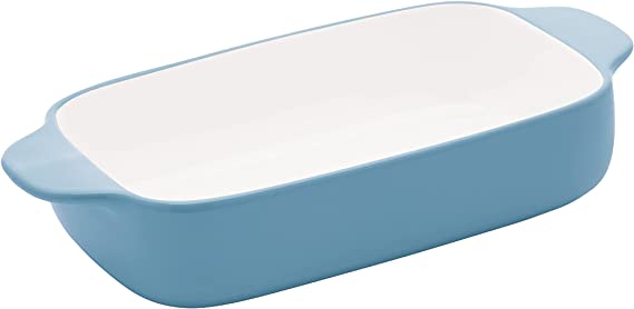 KitchenAid Loaf Pan Vitrified Stoneware, 5in 9in 2.25in, Blue Velvet