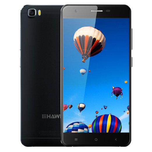 HAWEEL H1, 5.0 Inch Android 5.1 Smartphone,1GB RAM   8GB ROM MTK6580 Quad Core 1.2GHz,GSM & WCDMA(Black)