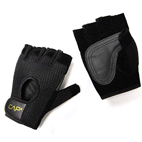 CAP Barbell HHWG-CB001M-E Cap Mesh Weight Lifting Gloves, Medium