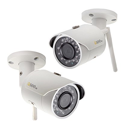 Q-See QCW3MP1B16-2 High Definition Wi-Fi Bullet Camera, with 2-16GB SD Cards Included