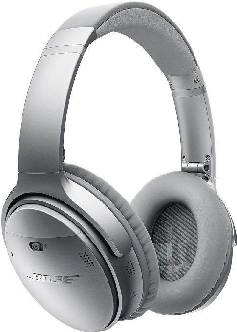 Bose QuietComfort 35 Wireless Headphones, Silver