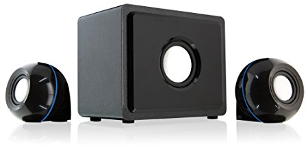 iLive DPI HT12B 2.1 Channel Home Theater Speaker System (3 Speaker, Black)
