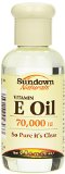 Sundown Vitamin E Oil 70000 IU Pack of 3 25 OZ