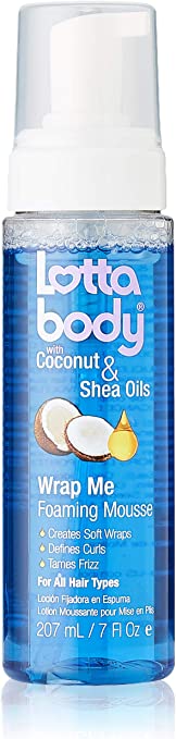 Lotta Body Wrap Me Foaming Mousse with Coconut and shea Oil, 7 Ounce