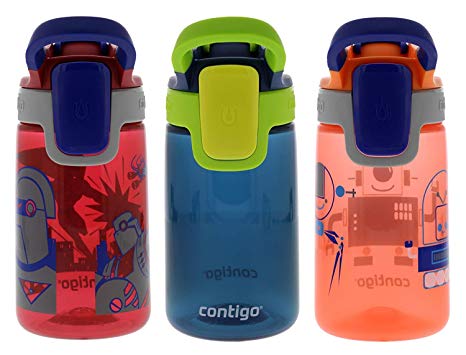 Contigo Water Bottles, Cardinal/Nautical/Nectarine