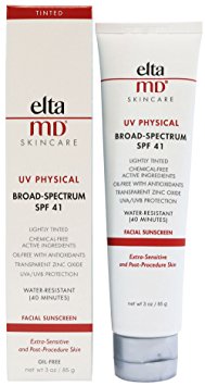 Elta Md SPF 41 Facial Sunscreen for Sensitive Skin lightly Tinted 3 oz Tube - New in Box