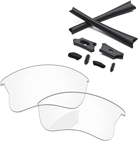 PapaViva Lenses Replacement & Rubber Kits for Oakley Flak Jacket XLJ