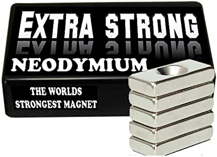 PG N52 Neodymium Magnets 5 PACK Strong Rare Earth Magnets 20mm x 10mm x 4mm