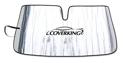 Coverking Custom Sunshade for Select Lexus LS430 Models - Reflective Mylar Foam (Silver)