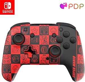 Official Wireless Deluxe Controller Nintendo Switch GLOW - Super Icons