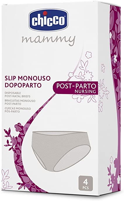 Chicco Mammy 011380 Disposable Post-Natal Briefs, Mesh, Pack of 4 4