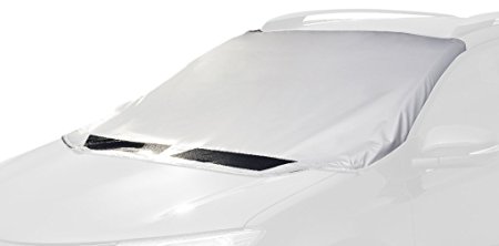 3D MAXpider Semi-Custom Fit Wintect All Season Windshield Cover - (Black/Silver) (63" x 53" x 69")