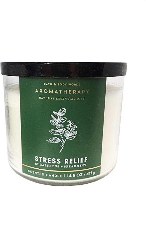 Bath and Body Works Aromatherapy Eucalyptus Spearmint Scented Candle 14.5 Oz