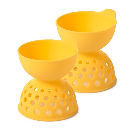 OXO Good Grips 2 Piece Silicone Egg Poaching Set