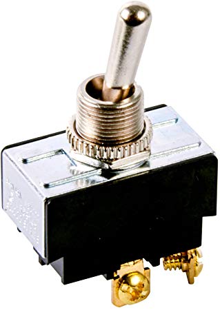 Gardner Bender GSW-14 Electrical Toggle Switch, DPST, ON-OFF,  2 A/125V AC,  Screw Terminal
