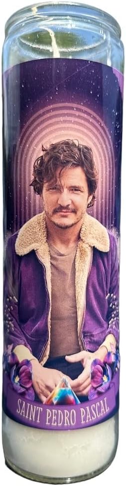 The Luminary Pedro Pascal Prayer Saint Candle