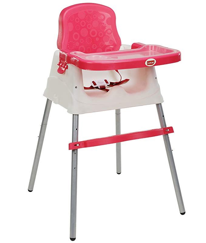 LuvLap 4 in 1 Booster High Chair - Pink