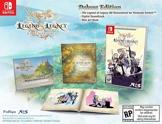 The Legend of Legacy HD Remastered: Deluxe Edition - Nintendo Switch